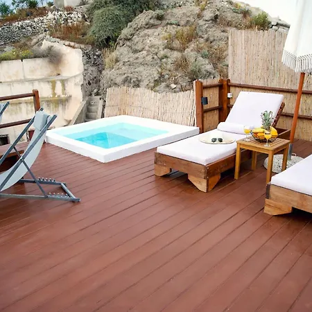 Santorini Rooftop Hot Tub Suite With Panoramic Views Akrotiri  Exterior photo