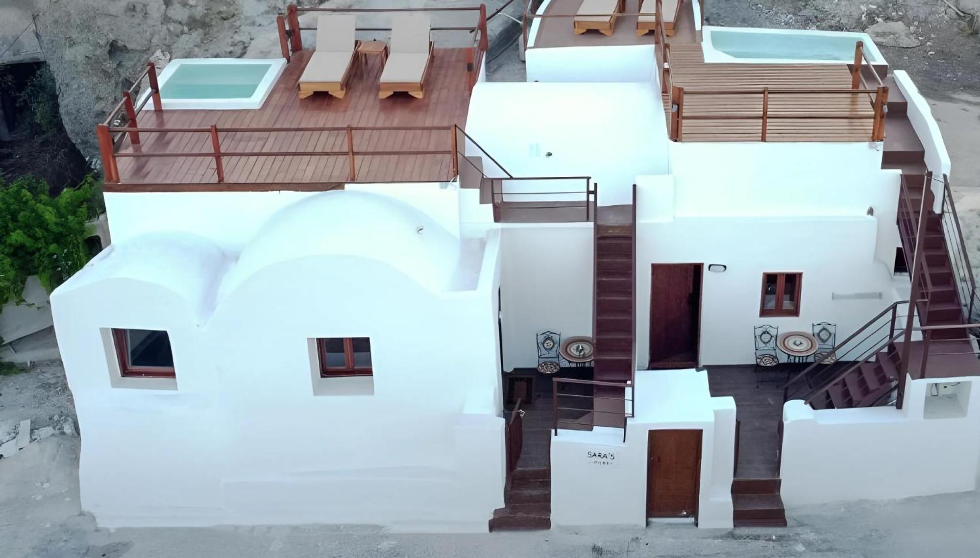 Villa Santorini Rooftop Hot Tub With Panoramic Views