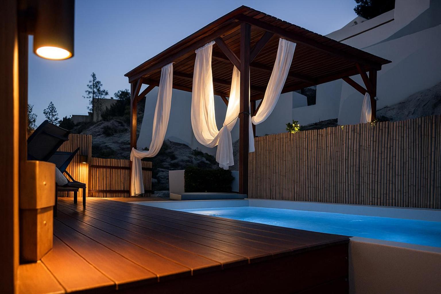 Santorini Rooftop Hot Tub With Panoramic Views Akrotiri (Santorini)